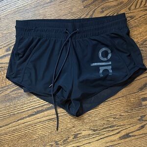 ALO Yoga Black Athletic Shorts